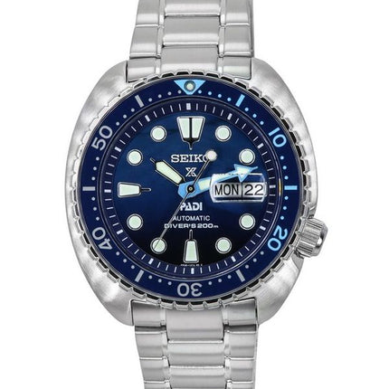 Seiko Prospex The Great Blue Turtle PADI Special Edition Blue Dial automaattinen sukeltaja SRPK01K1 200M miesten kello