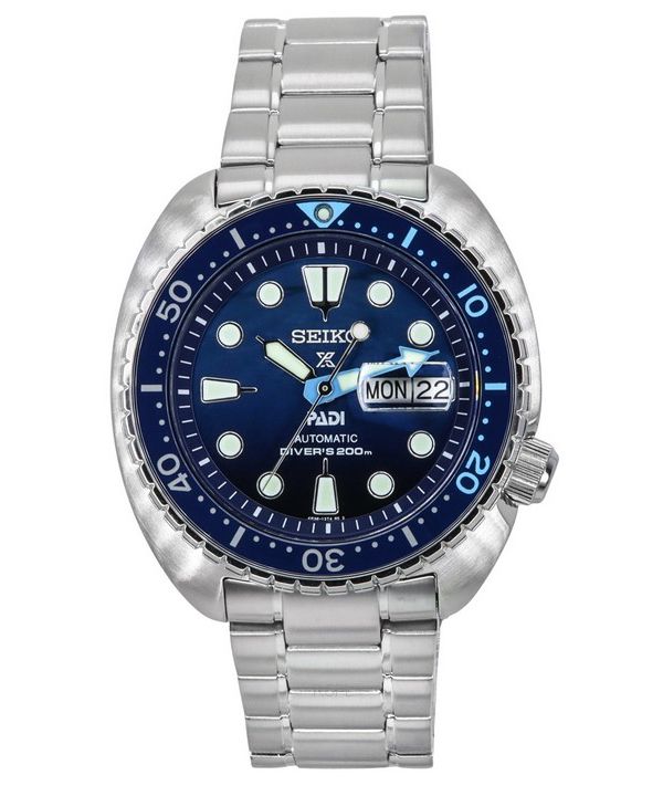 Seiko Prospex The Great Blue Turtle PADI Special Edition Blue Dial automaattinen sukeltaja SRPK01K1 200M miesten kello