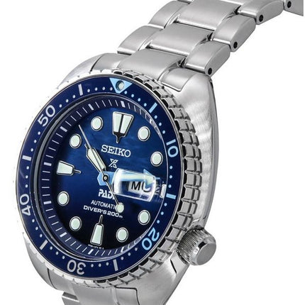 Seiko Prospex The Great Blue Turtle PADI Special Edition Blue Dial automaattinen sukeltaja SRPK01K1 200M miesten kello