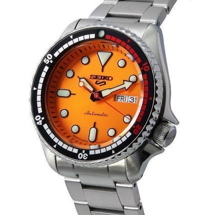 Seiko 5 Sports SKX 55th Anniversary Limited Edition oranssi kellotaulu 24 jalokivet automaattinen SRPK07J1 100M miesten kello