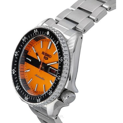 Seiko 5 Sports SKX Style Uusi Double Hurricane Special Edition oranssi kellotaulu automaattinen SRPK11K1 100M miesten kello