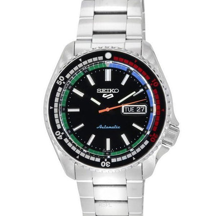 Seiko 5 Sports SKX Style Uusi Regatta Timer Special Edition musta kellotaulu automaattinen SRPK13K1 100M miesten kello