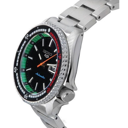 Seiko 5 Sports SKX Style Uusi Regatta Timer Special Edition musta kellotaulu automaattinen SRPK13K1 100M miesten kello