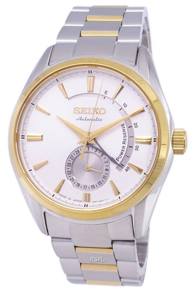 Seiko enne automaattinen Reserve Japaniin teki SSA306 SSA306J1 SSA306J Miesten Kello