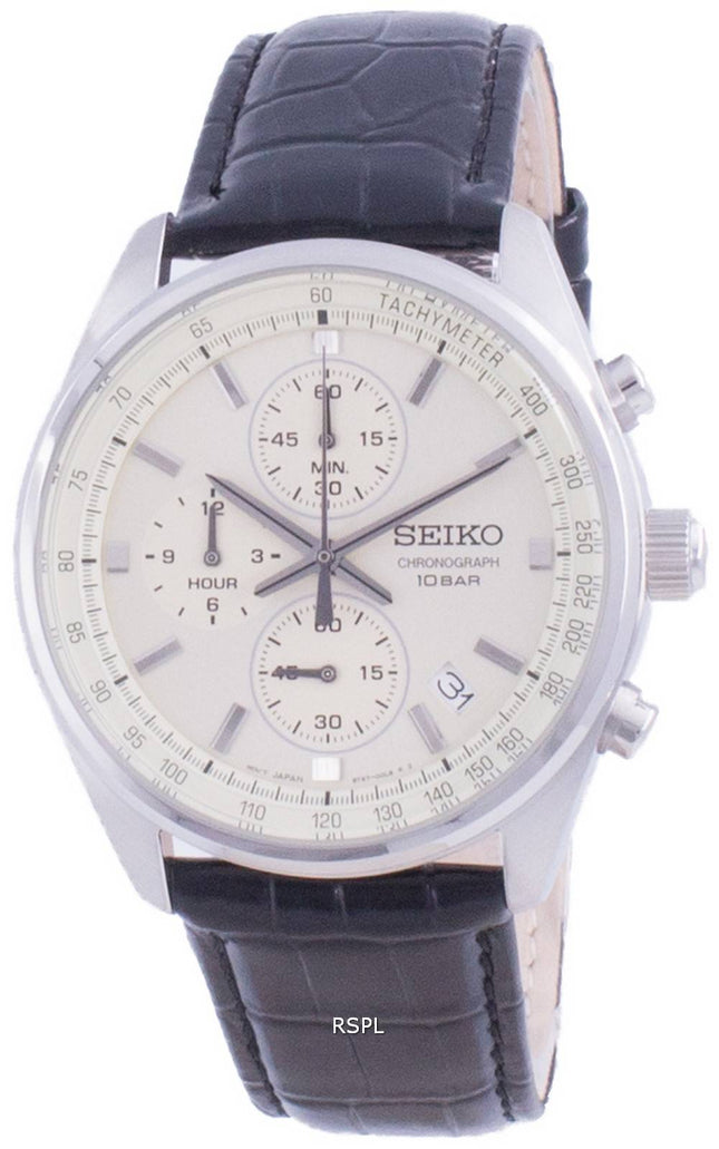 Seiko Chronograph Quartz SSB383 SSB383P1 SSB383P 100M miesten kello