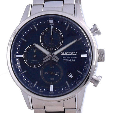 Seiko Discover More Titanium Chronograph Quartz SSB387 SSB387P1 SSB387P 100M miesten kello