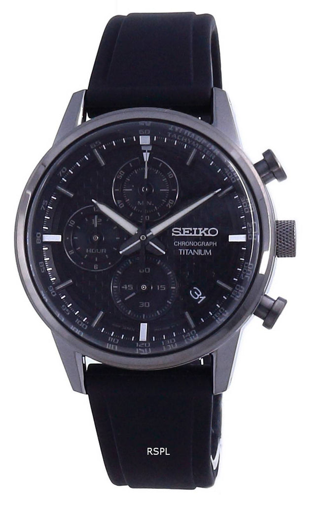 Seiko Discover More Titanium Chronograph Quartz SSB393 SSB393P1 SSB393P 100M miesten kello