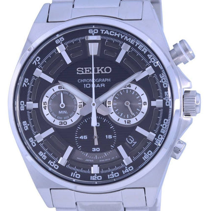 Seiko Neo Sports Chronograph Black Dial Quartz SSB397 SSB397P1 SSB397P 100M Miesten kello