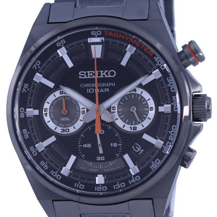 Seiko Neo Sports Chronograph Black Dial Quartz SSB399 SSB399P1 SSB399P 100M Miesten kello