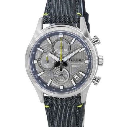 Seiko Conceptual Chronograph Nylon Range Harmaa Kellotaulu Kvartsi SSB423P1 100M Miesten kello