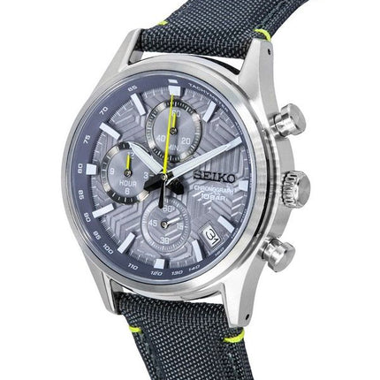 Seiko Conceptual Chronograph Nylon Range Harmaa Kellotaulu Kvartsi SSB423P1 100M Miesten kello