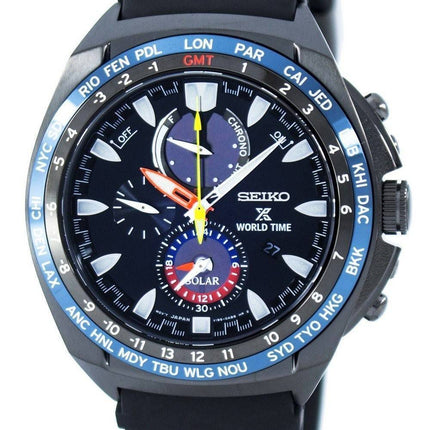 Seiko Prospex maailman aika Solar Chronograph SSC551 SSC551P1 SSC551P Miesten Kello