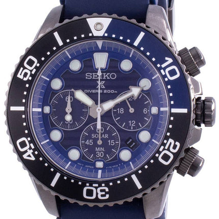 Seiko Prospex Save the Ocean Sukeltajan SSC701 SSC701P1 SSC701P Quartz Chronograph Special Edition 200M miesten kello