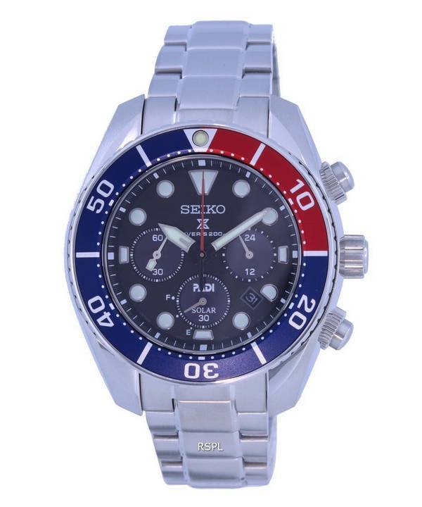 Seiko Prospex Padi Sumo Special Edition Chronograph Solar Diver's SSC795 SSC795J1 SSC795J 200M miesten kello