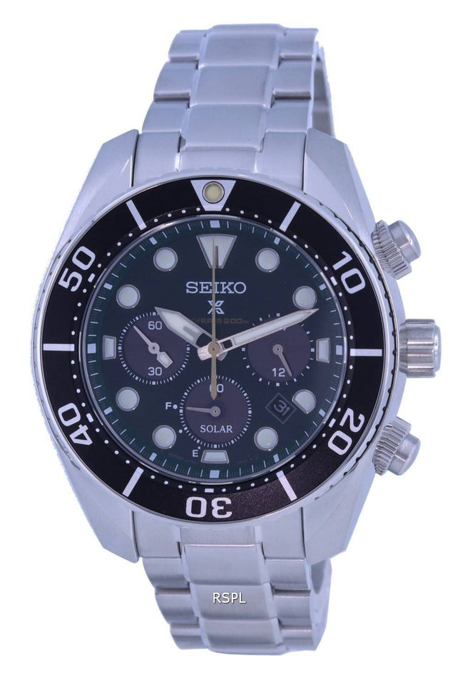 Seiko Prospex Padi Sumo Limited Edition Chronograph Solar Diver's SSC807 SSC807J1 SSC807J 200M miesten kello