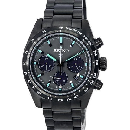 Seiko Prospex Speedtimer The Black Series Chronograph Solar SSC917P1 100M miesten kello