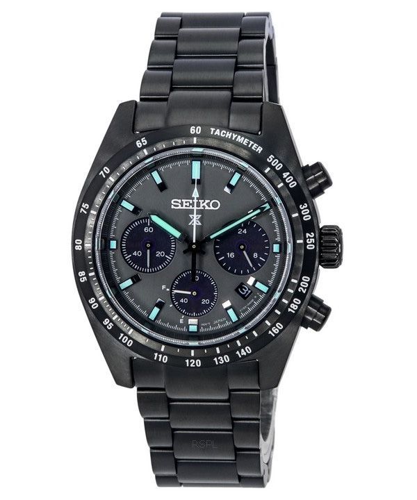 Seiko Prospex Speedtimer The Black Series Chronograph Solar SSC917P1 100M miesten kello