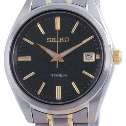 Seiko Discover More Titanium Quartz SUR377 SUR377P1 SUR377P 100M miesten kello