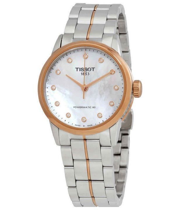 Tissot Luxury Lady Powermatic 80 Diamond aksentti automaattinen T086.207.22.116.00 T0862072211600 naisten kello