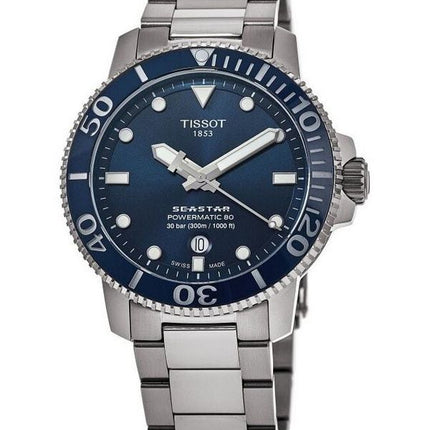 Tissot Seastar 1000 Professional Powermatic 80 Blue Dial Diver&#39,s T120.407.11.041.03 T1204071104103 300M miesten kello