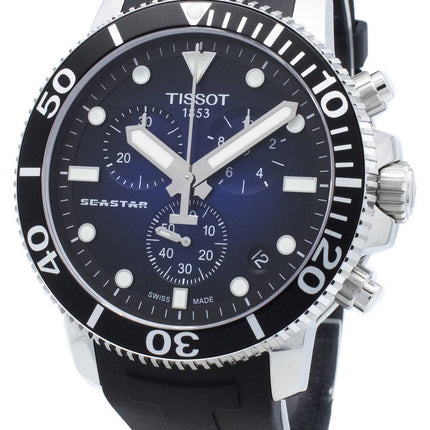 Tissot Seastar 1000 T120.417.17.041.00 T1204171704100 Chronograph 4 jalokiviä Quartz 300M miesten kello