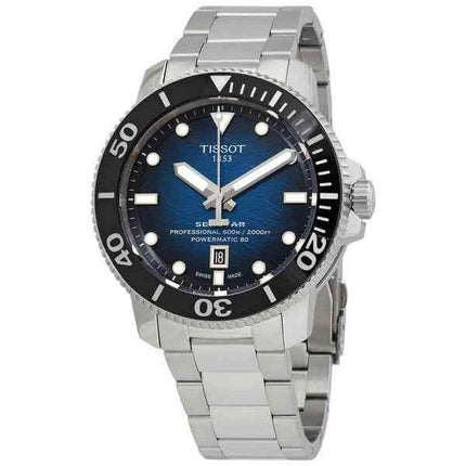 Tissot Seastar 2000 Professional Powermatic 80 Blue Dial Diver&#39,s T120.607.11.041.01 T1206071104101 600M miesten kello