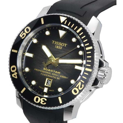 Tissot T-Sport Seastar 2000 Professional Powermatic 80 Diver&#39,s T120.607.17.441.01 T1206071744101 600M miesten kello