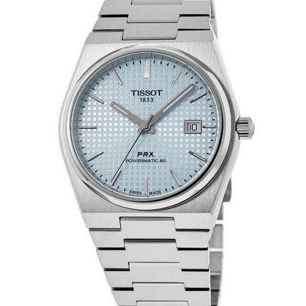 Tissot PRX T-Classic Powermatic 80 Ice Blue Kellotaulu T137.407.11.351.00 100M miesten kello