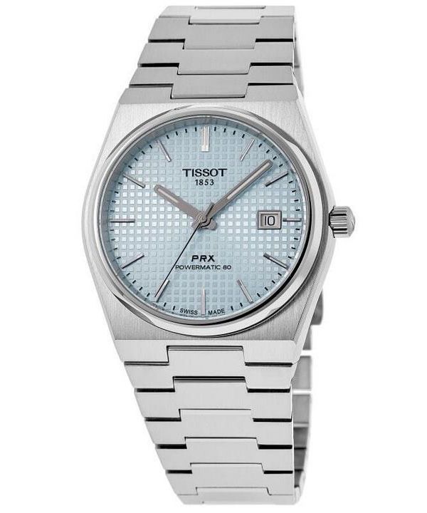 Tissot PRX T-Classic Powermatic 80 Ice Blue Kellotaulu T137.407.11.351.00 100M miesten kello