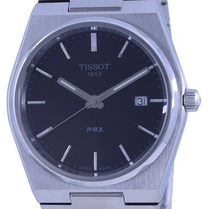 Tissot T-Classic PRX musta kellotaulu kvartsi T137.410.11.051.00 T1374101105100 100M miesten kello