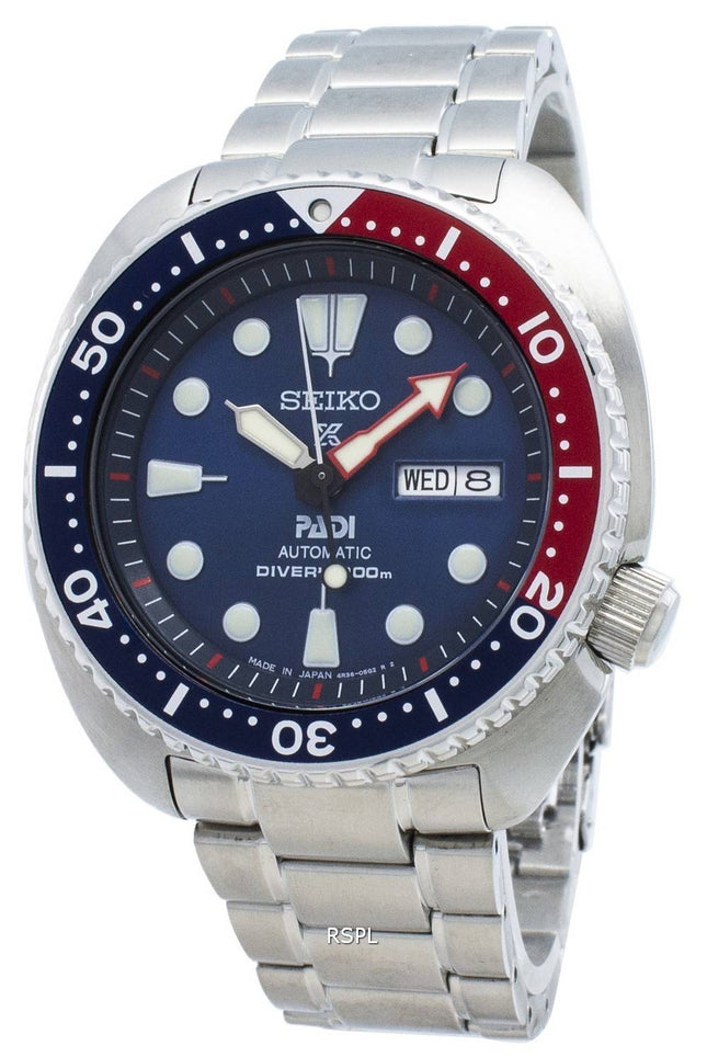 Kunnostettu Seiko Prospex SRPA21 SRPA21J1 SRPA21J PADI Japani teki sukeltajan 200M miesten kellon