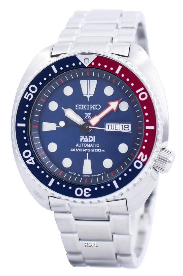 Kunnostettu Seiko Prospex PADI automaattinen sukeltajan Japanissa valmistettu SRPA21 SRPA21J1 SRPA21J 200M miesten kello