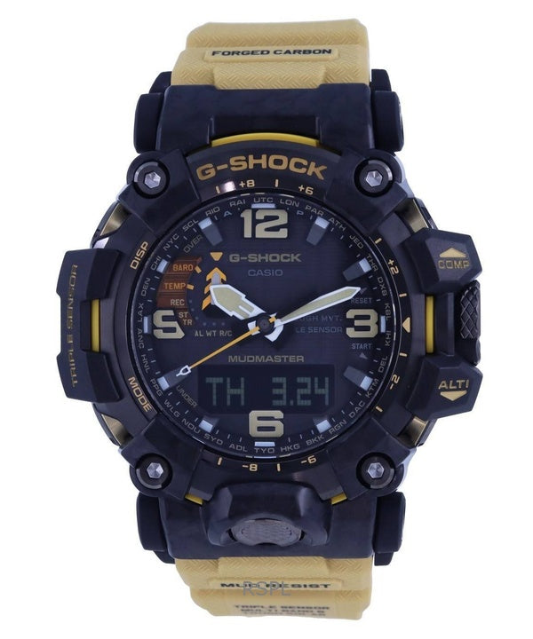 Kunnostettu Casio G-Shock Mudmaster Analoginen digitaalinen Tough Solar GWG-2000-1A5 200M miesten kello