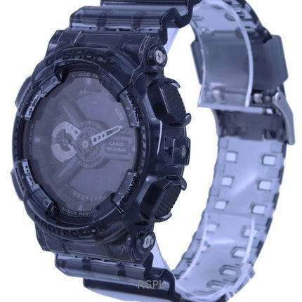 Kunnostettu Casio G-Shock analoginen digitaalinen hartsihihna musta kellotaulu kvartsi GA-110SKE-8A 200M miesten kello