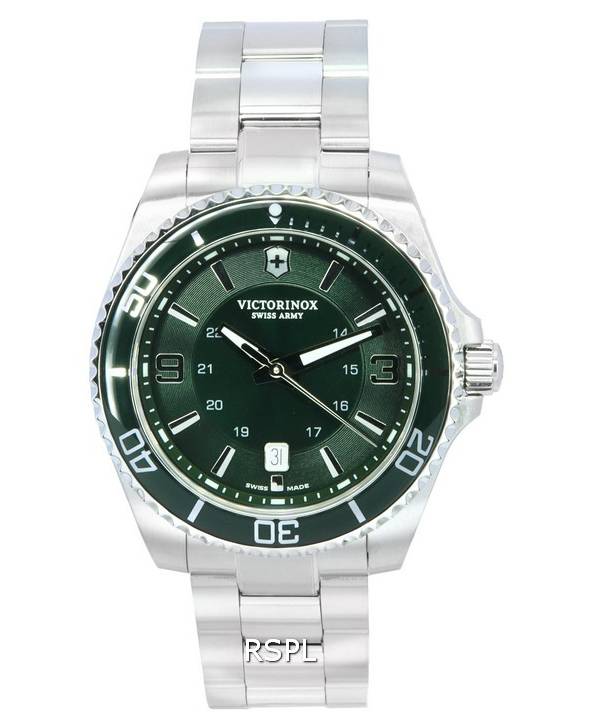 Victorinox Maverick Green Dial Quartz 241934 100M miesten kello