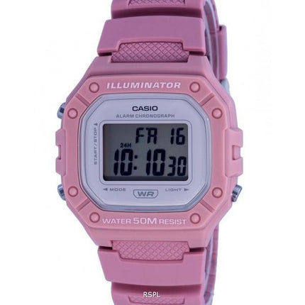 Casio Youth Digital Resin Quartz W-218HC-4A W218HC-4 naisten kello