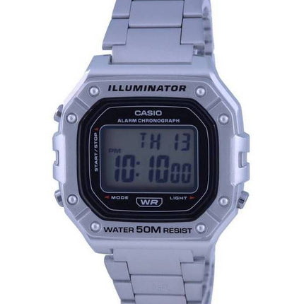 Casio Youth digitaalinen ruostumattomasta teräksestä valmistettu W-218HD-1A W218HD-1 miesten kello