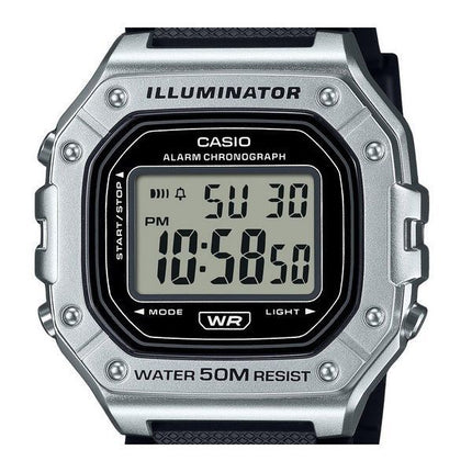 Casio Standard digitaalinen hartsiranneke Quartz W-218HM-7AV miesten kello