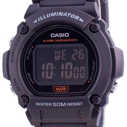 Casio Youth Illuminator Digital W-219H-8B W-219H-8B miesten kello