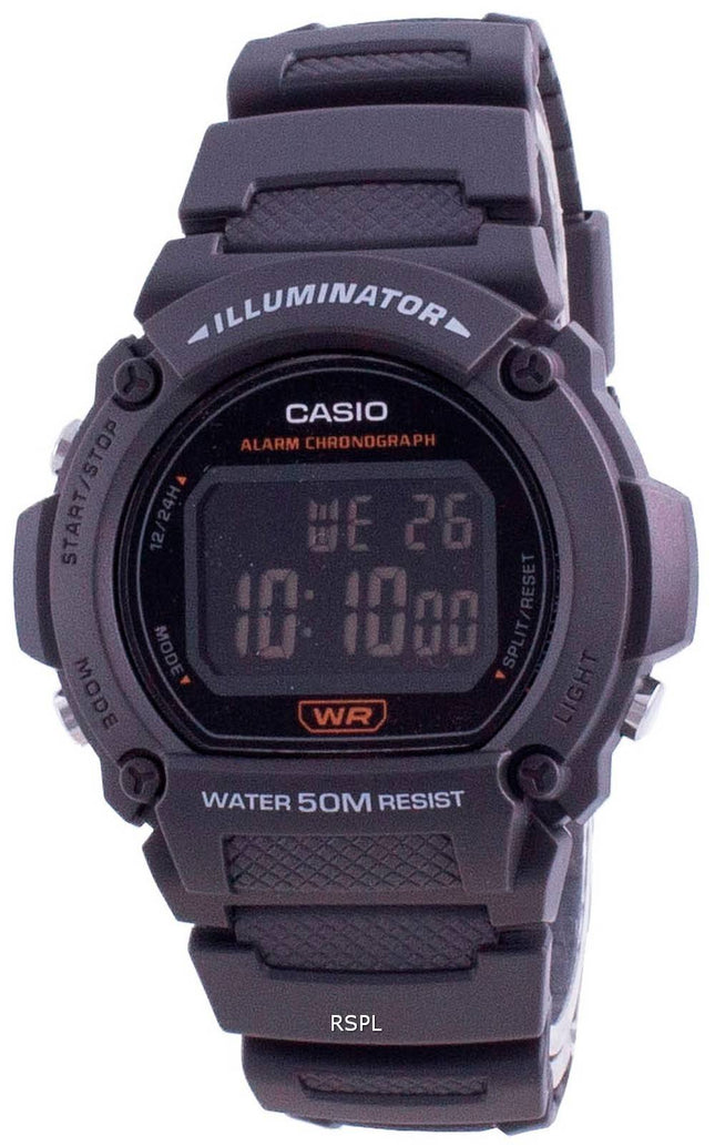 Casio Youth Illuminator Digital W-219H-8B W-219H-8B miesten kello