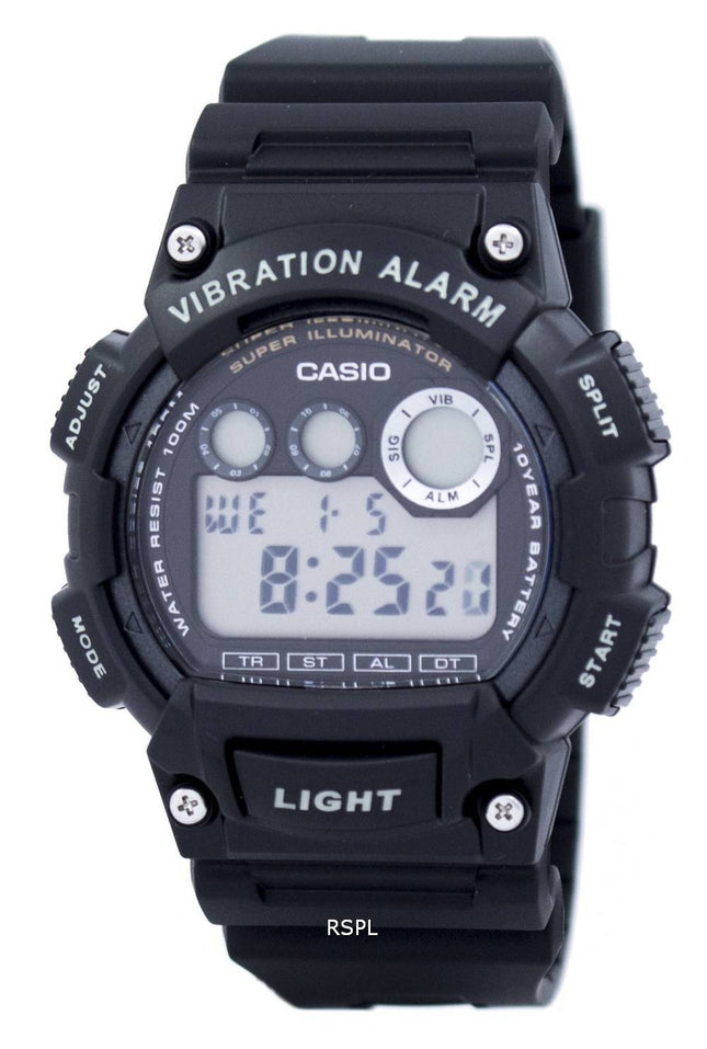 Casio Digital valaisin 1AVDF / 735H/W W-735H-1AV Miesten kello