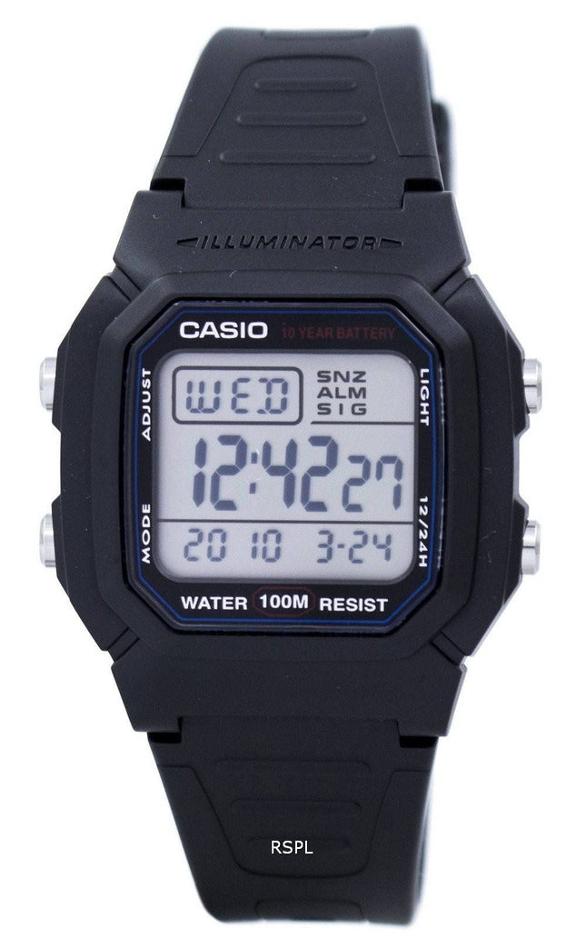 Casio Digital klassinen valaisimen 1AVDF / 800H/W W-800H-1AV Miesten kello