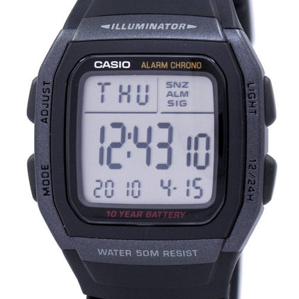 Casio Youth Digital -valaisin W-96H-1BVDF W96H-1BVDF miesten kello