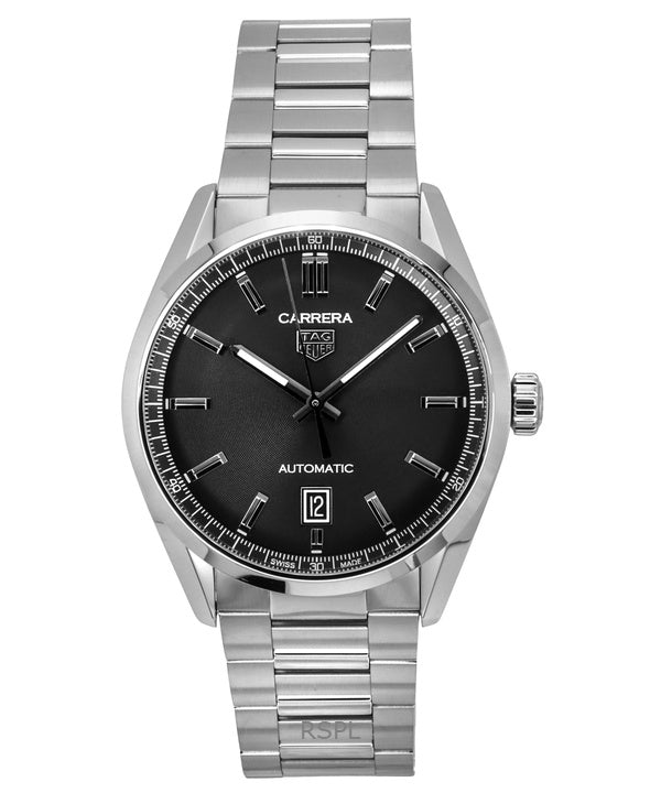 Tag Heuer Carrera Date ruostumaton teräs musta kellotaulu automaattinen WBN2110.BA0639 100M miesten kello