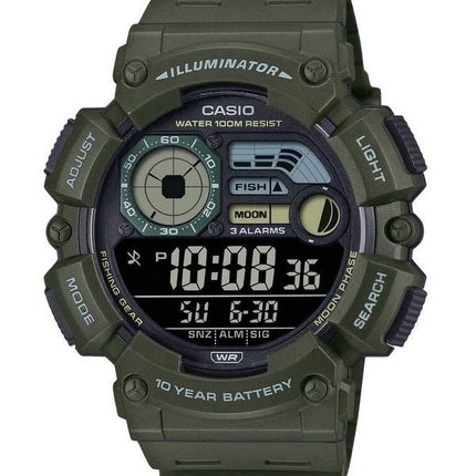 Casio digitaalinen hartsihihna kvartsi WS-1500H-3BV 100M miesten kello