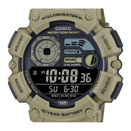 Casio digitaalinen hartsihihna kvartsi WS-1500H-5BV 100M miesten kello