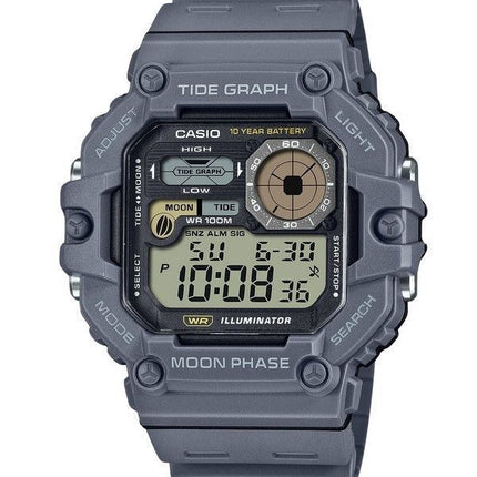 Casio Standard Digital Graph Moon Phase hartsihihna kvartsi WS-1700H-8AV 100M miesten kello