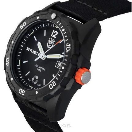 Luminox Bear Grylls Survival ECO NO PLANET B Kierrätysmuovihihna Kvartsi Diver&#39,s XB.3722.ECO 200M miesten kello