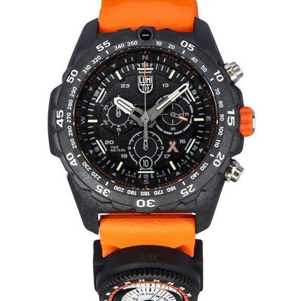 Luminox Bear Grylls Survival Master Series Chronograph Black Dial Quartz Diver's XB.3749 300M miesten kello kompassilla