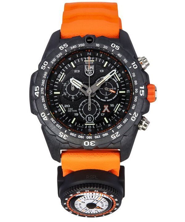 Luminox Bear Grylls Survival Master Series Chronograph Black Dial Quartz Diver's XB.3749 300M miesten kello kompassilla